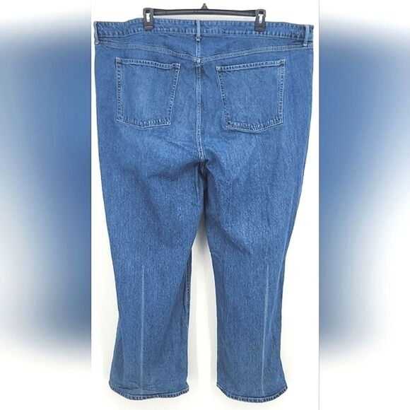 Old Navy Extra High Rise Sky High Wide Leg Jeans Size 28 Womens Blue Denim - Picture 2 of 9